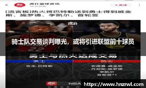 骑士队交易谈判曝光，或将引进联盟前十球员